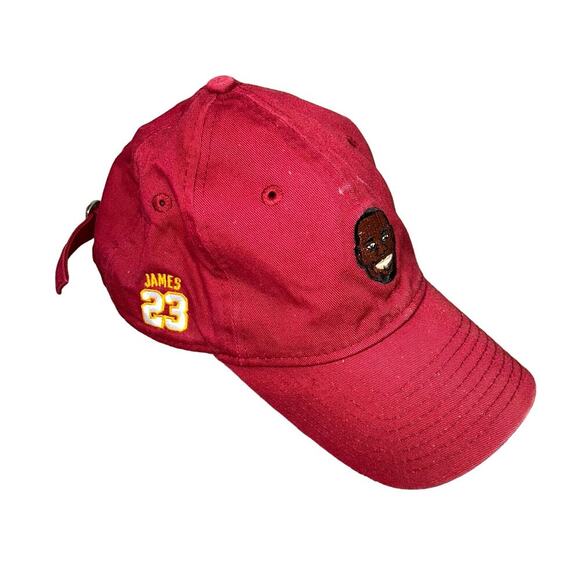 Lebron James hat cap red embroidered #23 adjustable NBA 9Twenty - Picture 3 of 8